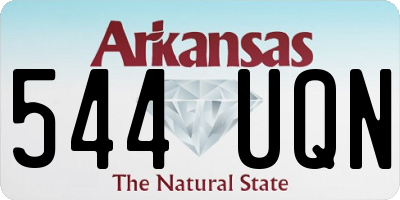 AR license plate 544UQN