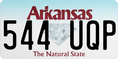 AR license plate 544UQP