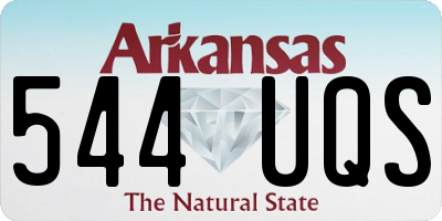 AR license plate 544UQS