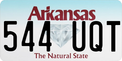 AR license plate 544UQT