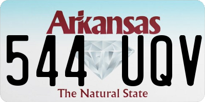 AR license plate 544UQV