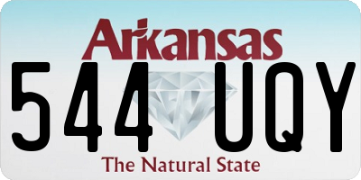AR license plate 544UQY