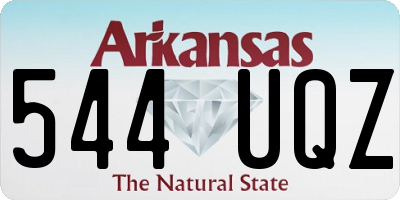 AR license plate 544UQZ