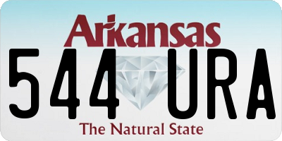 AR license plate 544URA