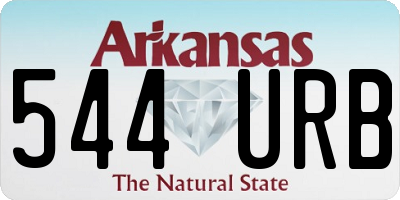 AR license plate 544URB