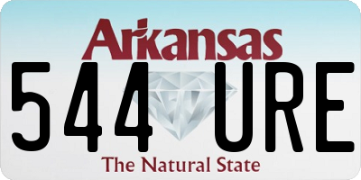 AR license plate 544URE