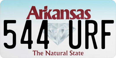 AR license plate 544URF
