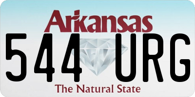 AR license plate 544URG