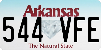 AR license plate 544VFE