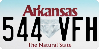 AR license plate 544VFH