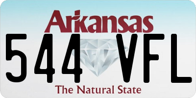 AR license plate 544VFL