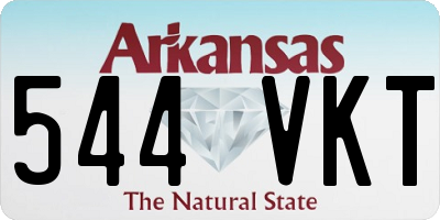 AR license plate 544VKT
