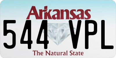 AR license plate 544VPL