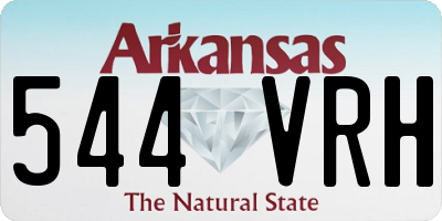 AR license plate 544VRH