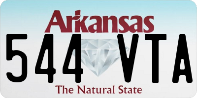 AR license plate 544VTA