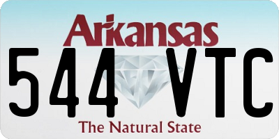 AR license plate 544VTC