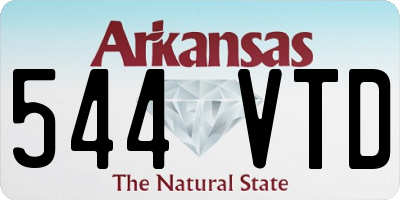 AR license plate 544VTD