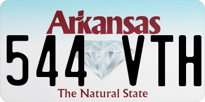 AR license plate 544VTH