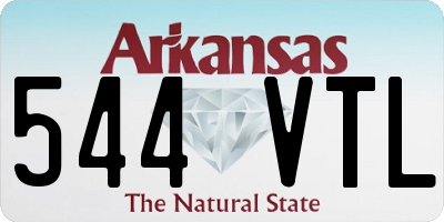 AR license plate 544VTL