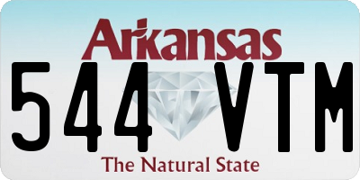 AR license plate 544VTM