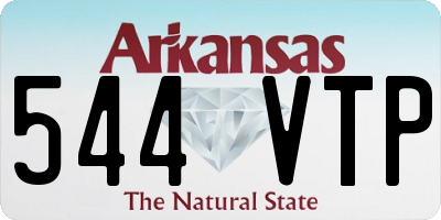 AR license plate 544VTP