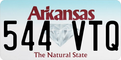 AR license plate 544VTQ