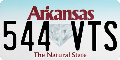 AR license plate 544VTS