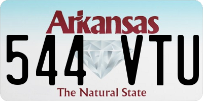 AR license plate 544VTU