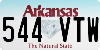 AR license plate 544VTW