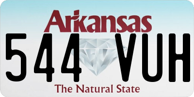 AR license plate 544VUH