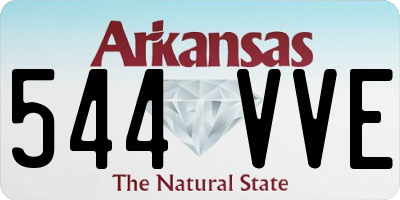 AR license plate 544VVE