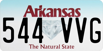 AR license plate 544VVG