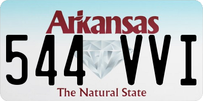 AR license plate 544VVI