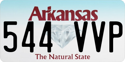 AR license plate 544VVP