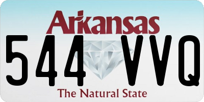 AR license plate 544VVQ