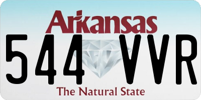 AR license plate 544VVR