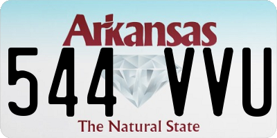 AR license plate 544VVU