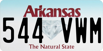 AR license plate 544VWM