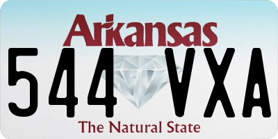 AR license plate 544VXA