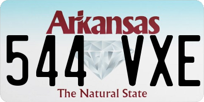 AR license plate 544VXE