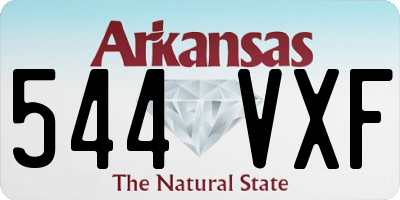 AR license plate 544VXF