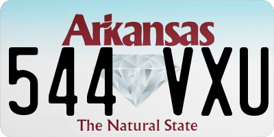 AR license plate 544VXU