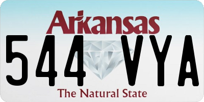 AR license plate 544VYA