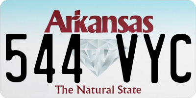 AR license plate 544VYC