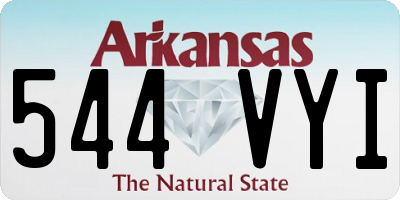 AR license plate 544VYI