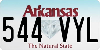 AR license plate 544VYL