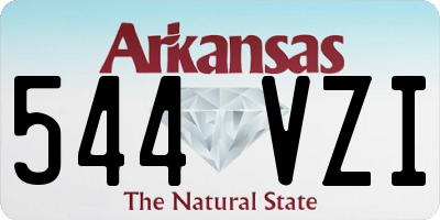 AR license plate 544VZI