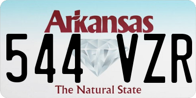 AR license plate 544VZR