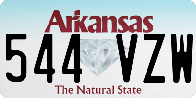 AR license plate 544VZW