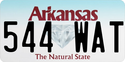 AR license plate 544WAT